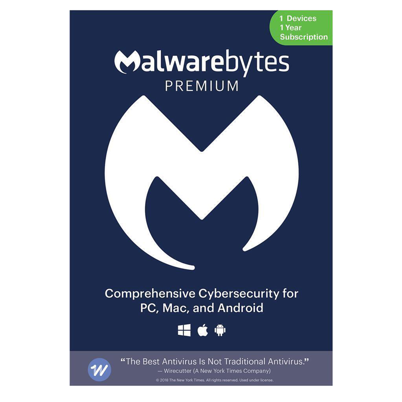 Malwarebytes Standard (1 urządzenie, 12 miesięcy)