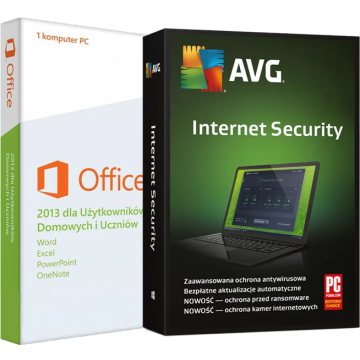 Microsoft Office 2013 Home & Student + AVG Internet Security