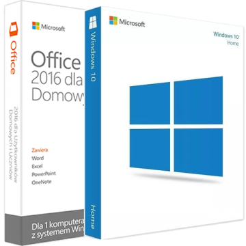 Microsoft Windows 10 Home + Office 2016 Home & Student