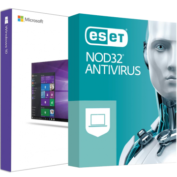 Microsoft Windows 10 Professional + ESET NOD32 Antivirus