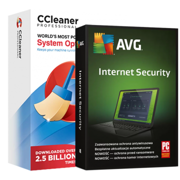 CCleaner Professional + AVG Internet Security