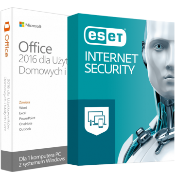 Microsoft Office 2016 Home & Business + ESET Internet Security