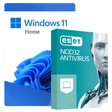 Microsoft Windows 11 Home + ESET NOD32 Antivirus
