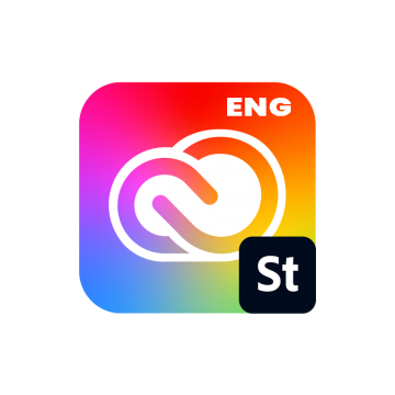 Adobe Creative Cloud for Teams Pro z Adobe Stock ENG Win/Mac
