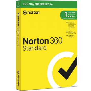 Norton 360 Standard 1 urządzenie 12 miesięcy 2023 - Subskrypcja - Soft360.pl