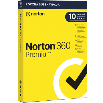 Norton 360 Premium (10 stanowisk, 12 miesięcy)