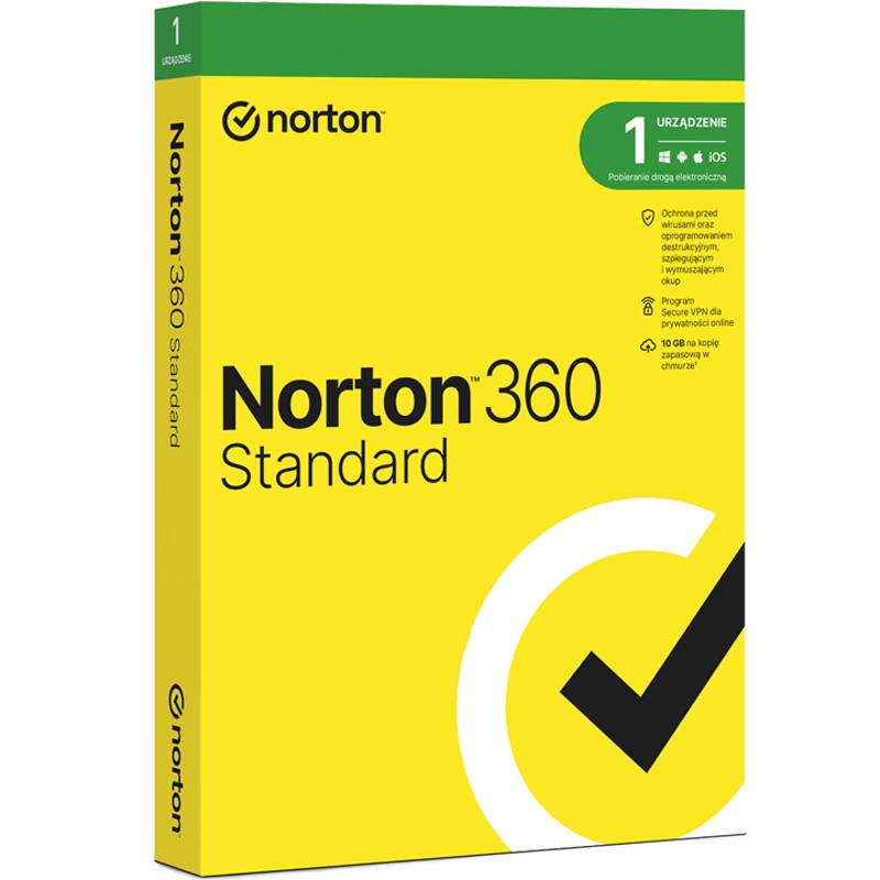 Norton 360 Standard (1 stanowisko, 36 miesięcy)