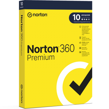 Norton 360 Premium (10 stanowisk, 24 miesiące)