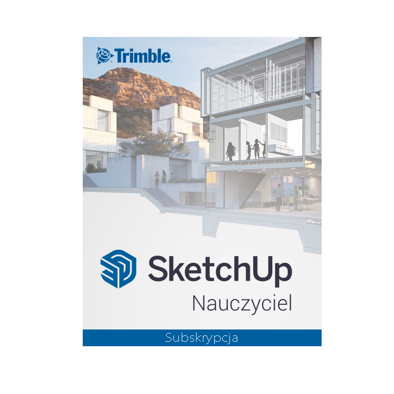 Trimble SketchUp Studio ENG Win/Mac – Subskrypcja 1 rok (Nauczyciel) - Odnowienie