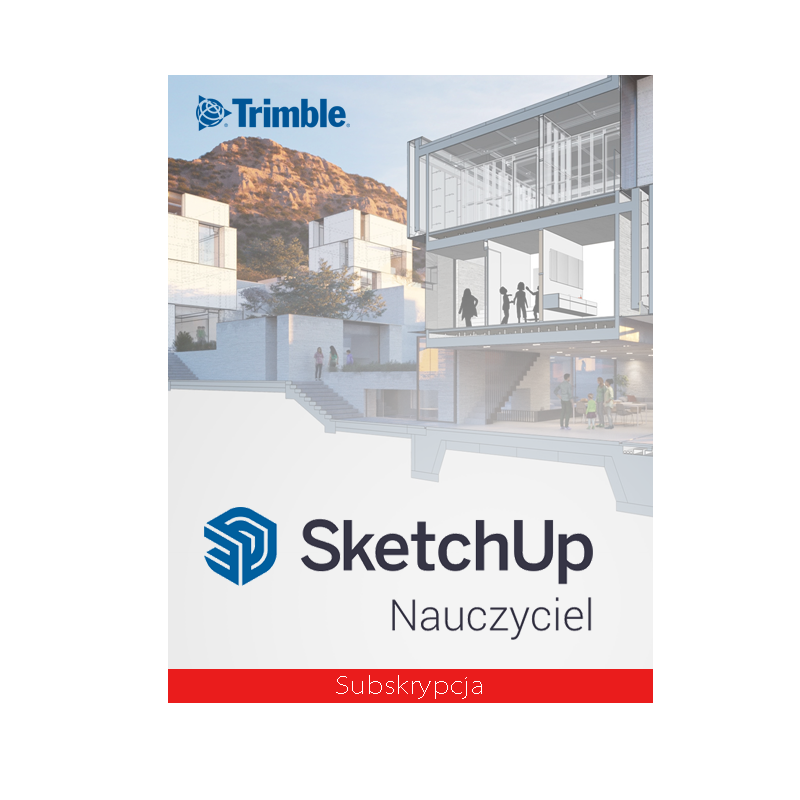 Trimble SketchUp Studio PL/ENG Win/Mac – Subskrypcja 1 rok (Nauczyciel)