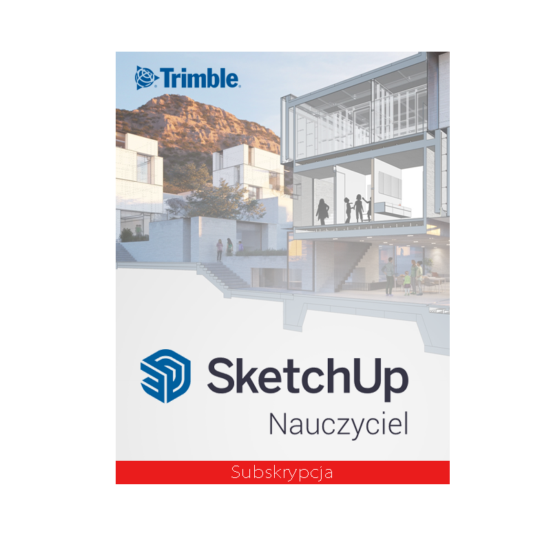 Trimble SketchUp Studio PL Win/Mac – Subskrypcja 1 rok (Nauczyciel) - Odnowienie