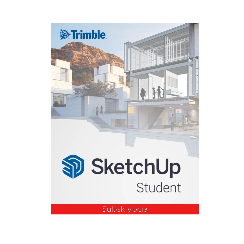 Trimble SketchUp Studio PL Win/Mac – Subskrypcja 1 rok (Uczeń/Student)