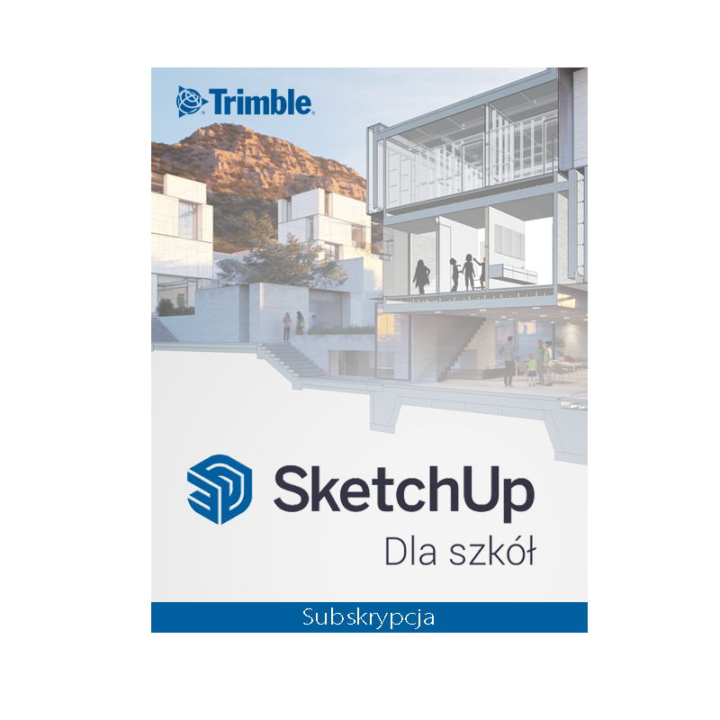 Trimble SketchUp Studio ENG Win/Mac – Subskrypcja 1 rok (Szkoła/Uczelnia) - Odnowienie