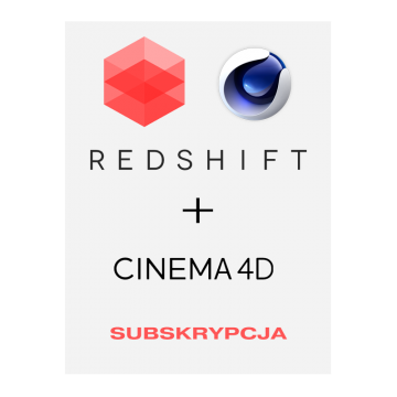 Maxon Cinema 4D + Redshift - subskrypcja 1 rok