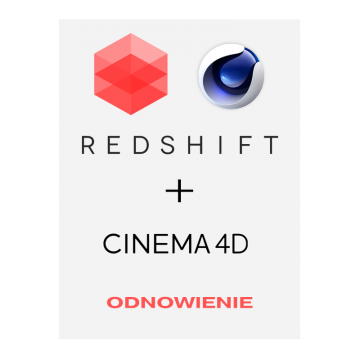 Maxon Cinema 4D + Redshift - odnowienie subskrypcji 1 rok