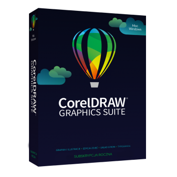 CorelDRAW Graphics Suite (2 lata) Windows/Mac - Subskrypcja rządowa