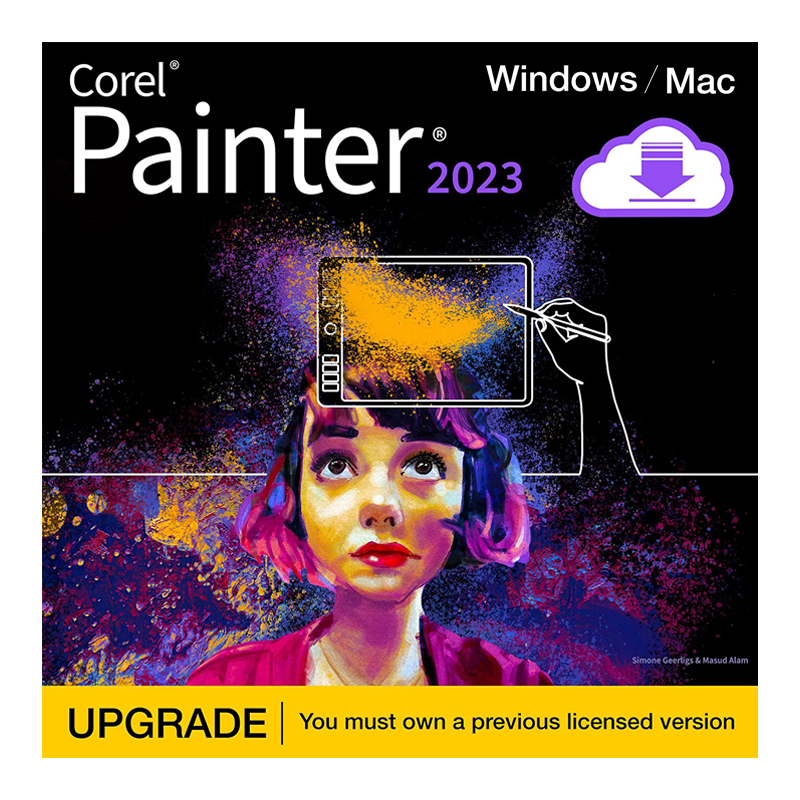Corel Painter 2023 ENG Win/Mac Uaktualnienie – licencja rządowa