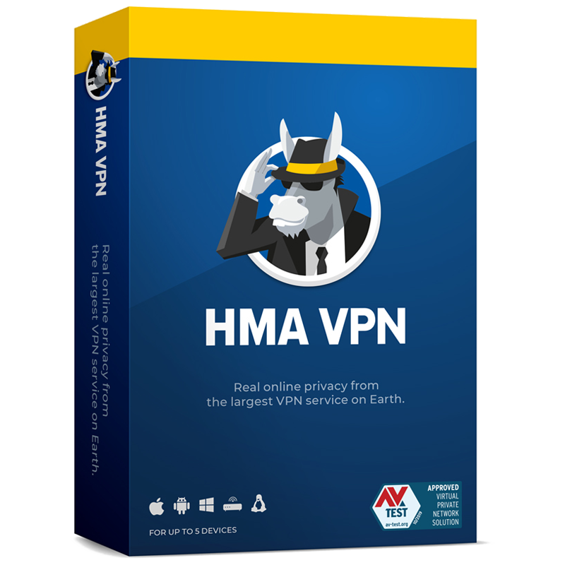 HMA! Pro VPN (HideMyAss) 5 stanowisk, 12 miesięcy