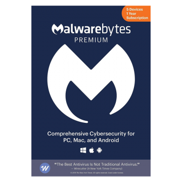 Malwarebytes Standard (5 urządzeń, 12 miesięcy)