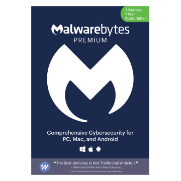 Malwarebytes Standard (3 urządzenia, 12 miesięcy)