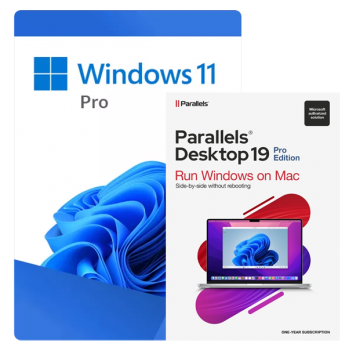 Windows 11 Professional  + Parallels Desktop 19 Pro for Mac - MULTI (1U-1Y) - Subskrypcja