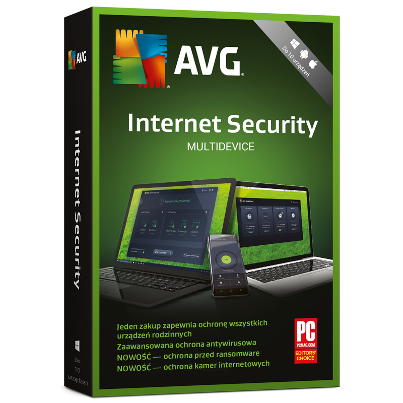 AVG Internet Security MultiDevice (10 stanowisk, 24 miesiące)