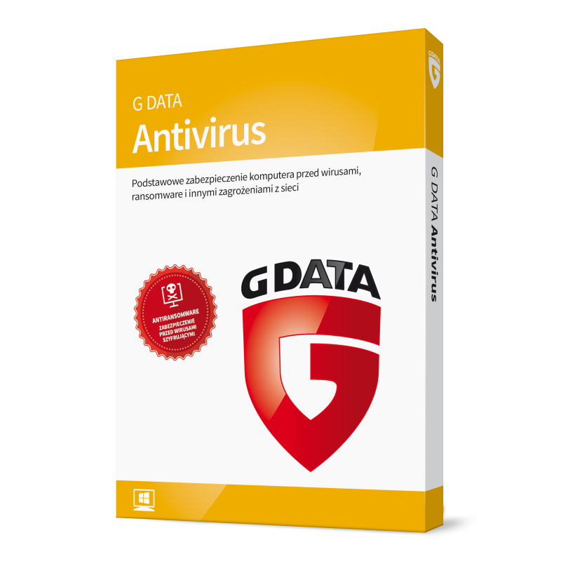 G DATA AntiVirus (3 stanowiska, 24 miesiące)
