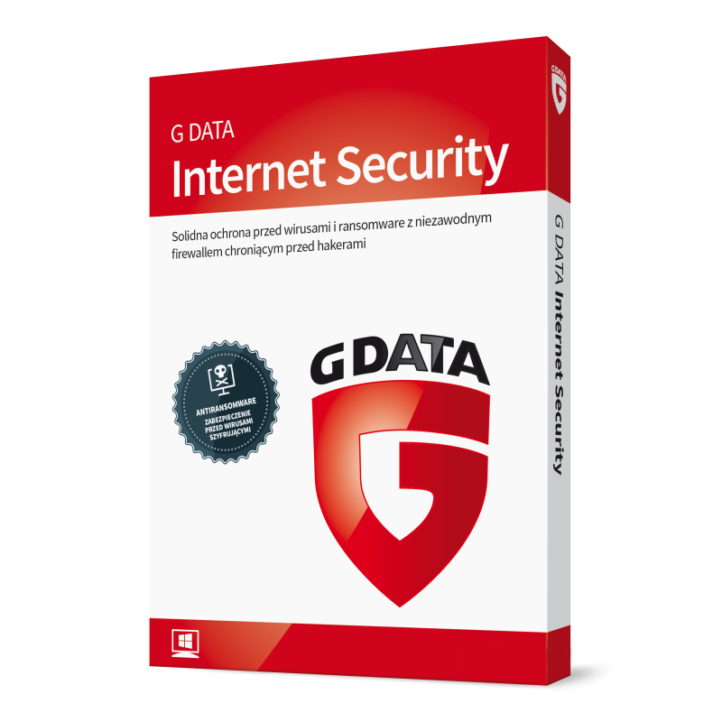 G DATA Internet Security (2 stanowiska, 12 miesięcy) - odnowienie