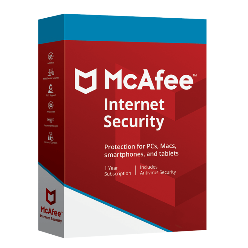 McAfee Internet Security (10 stanowisk, 12 miesięcy)