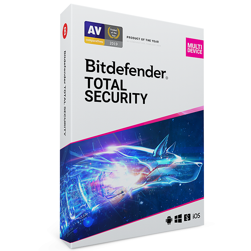 Bitdefender Total Security (5 stanowisk, 36 miesięcy)