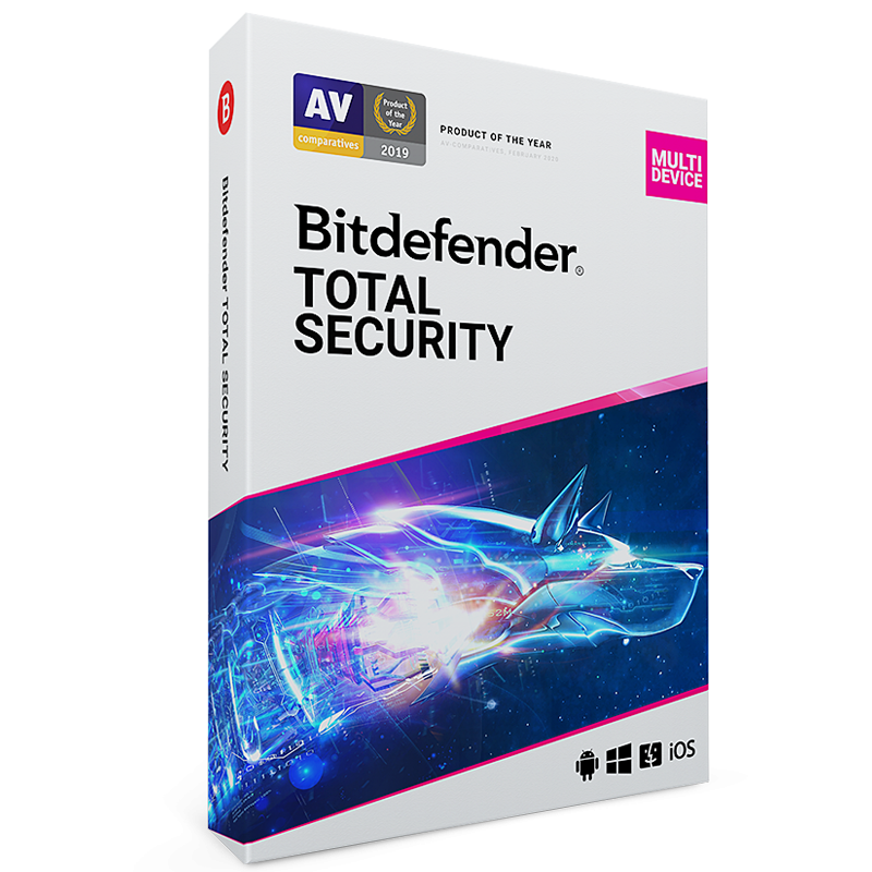 Bitdefender Total Security (10 stanowisk, 12 miesięcy)