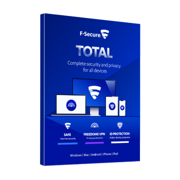 F-Secure Total Security & VPN (10 stanowisk, 12 miesięcy)