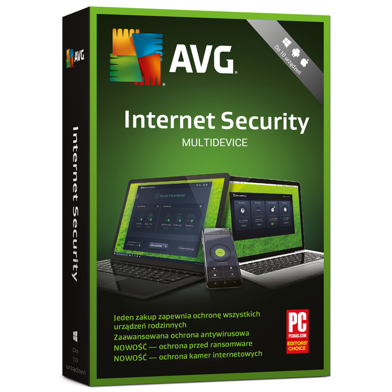 AVG Internet Security MultiDevice (5 stanowisk, 12 miesięcy)