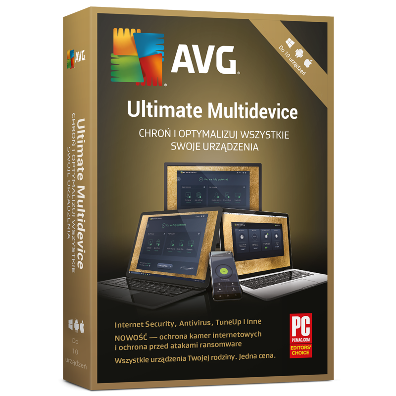 AVG Ultimate MultiDevice (10 stanowisk, 12 miesięcy)