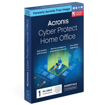 Acronis Cyber Protect Home Office Essentials (3 stanowiska, 12 miesięcy)