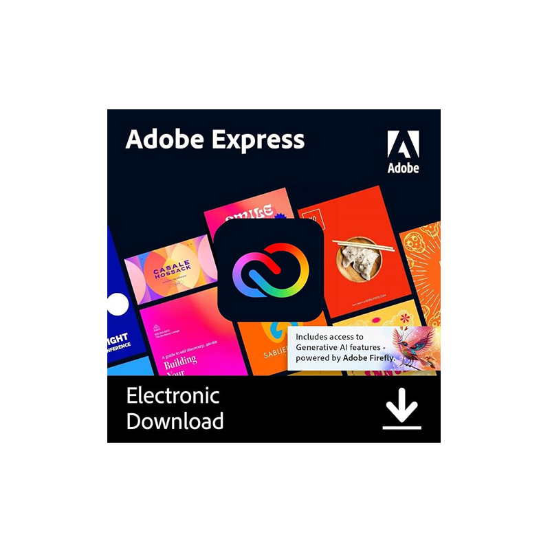 Adobe Creative Cloud Express Premium Win/Mac – licencja na subskrypcję (1 rok) – 1 użytkownik ESD