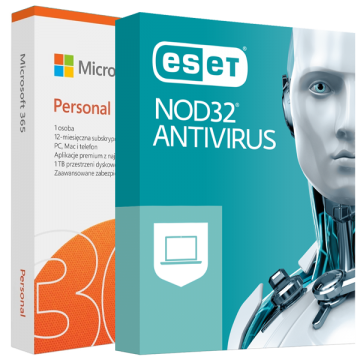 Microsoft 365 Personal + ESET NOD32 Antivirus