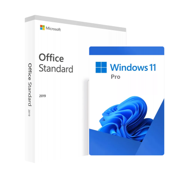 Microsoft Office 2019 Standard + Microsoft Windows 11 Professional