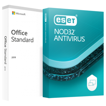 Microsoft Office 2019 Standard + ESET NOD32 Antivirus