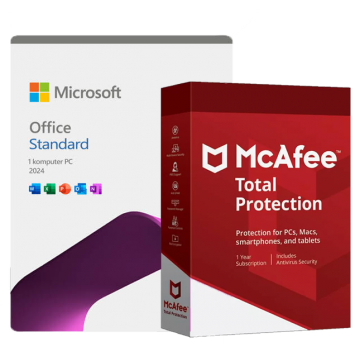 Microsoft Office 2024 Standard + McAfee Total Protection