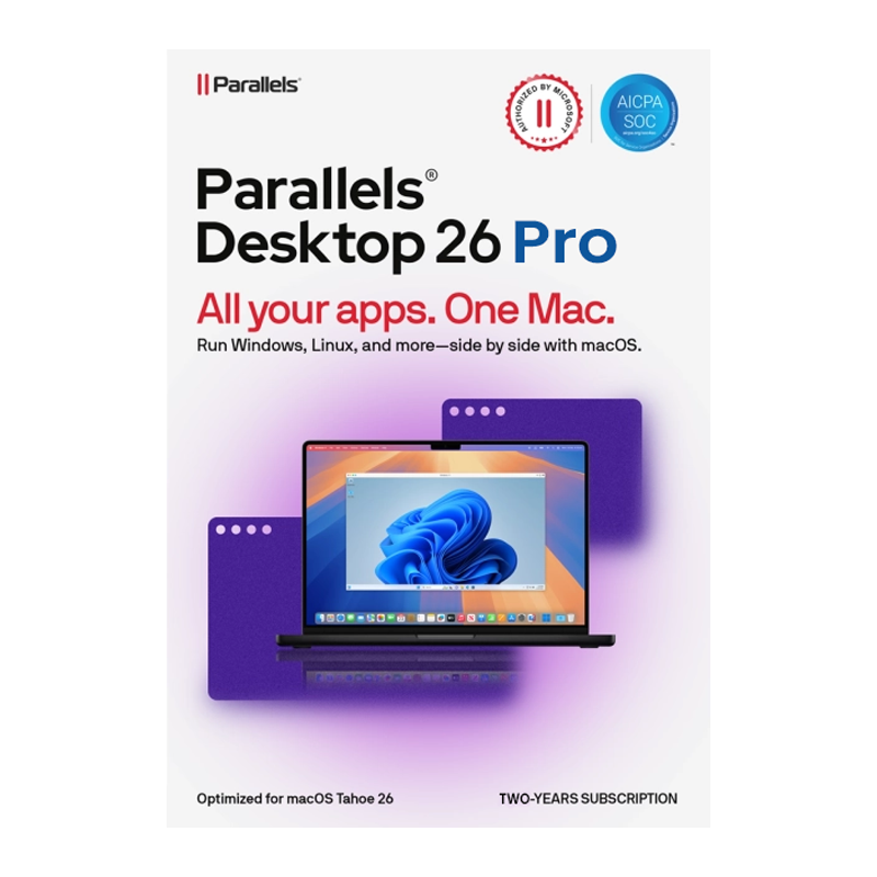 Parallels Desktop 26 Pro for Mac - MULTI (1U-2Y) - Subskrypcja