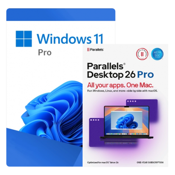 Windows 11 Professional  + Parallels Desktop 26 Pro for Mac - MULTI (1U-1Y) - Subskrypcja