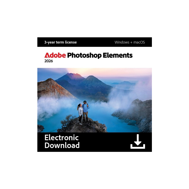 Adobe Photoshop Elements 2026 MULTI Win/Mac – licencja czasowa (3 lata) ESD