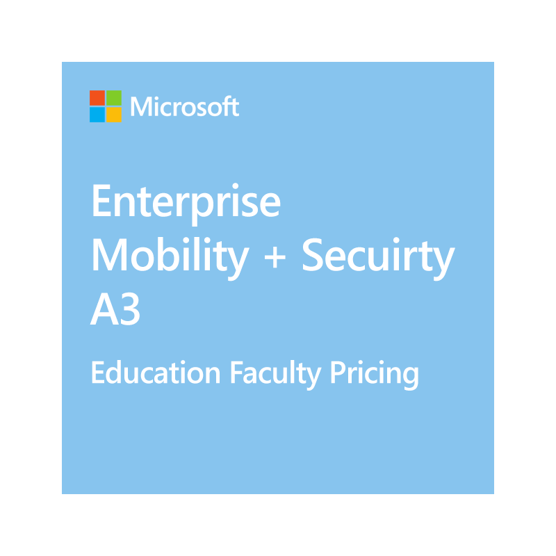 Microsoft Enterprise Mobility + Security A3 (Education Faculty Pricing) NCE CSP -  1 rok