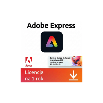 Adobe Express Premium Win/Mac – licencja na subskrypcję (1 rok) – 1 użytkownik ESD