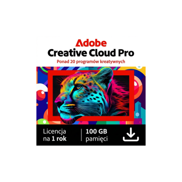 Adobe Creative Cloud Pro MULTI Win/Mac – licencja na subskrypcję (1 rok) – 1 użytkownik ESD