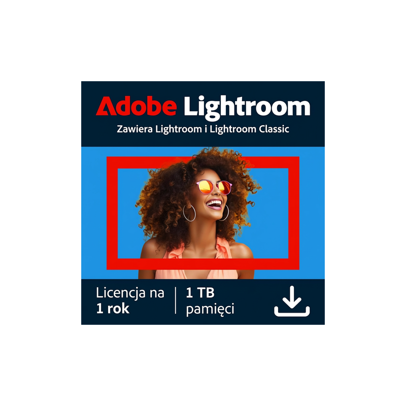 Adobe Lightroom CC 1TB (Lightroom + Lightroom Classic) MULTI Win/Mac – licencja na subskrypcję (1 rok) – 1 użytkownik ESD