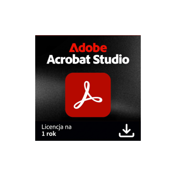 Adobe Acrobat Studio MULTI Win/Mac – licencja na subskrypcję (1 rok) – 1 użytkownik ESD