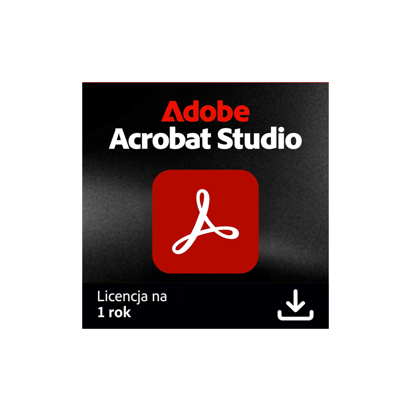 Adobe Acrobat Studio MULTI Win/Mac – licencja na subskrypcję (1 rok) – 1 użytkownik ESD