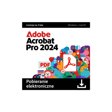 Adobe Acrobat Pro 2024 MULTI Win/Mac – licencja czasowa (3 lata) ESD